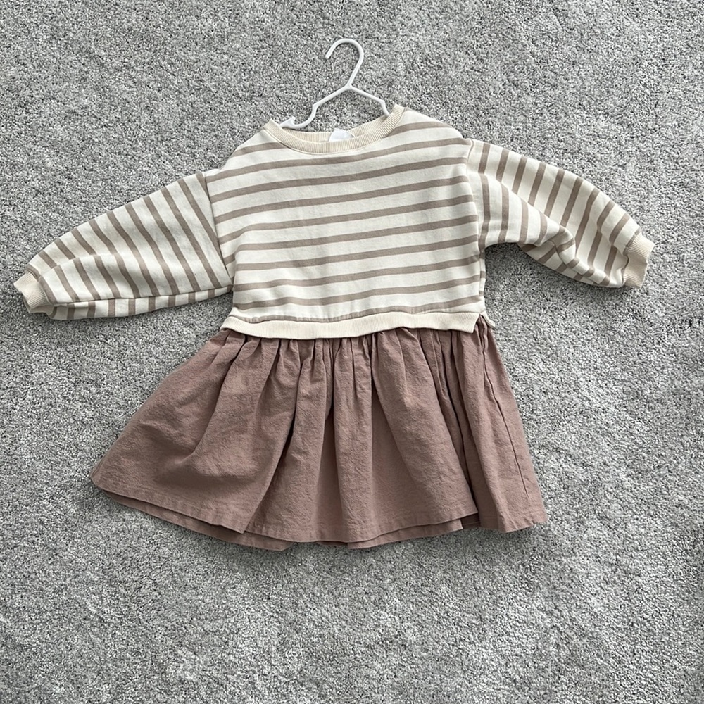 Zara girls sweater dress
